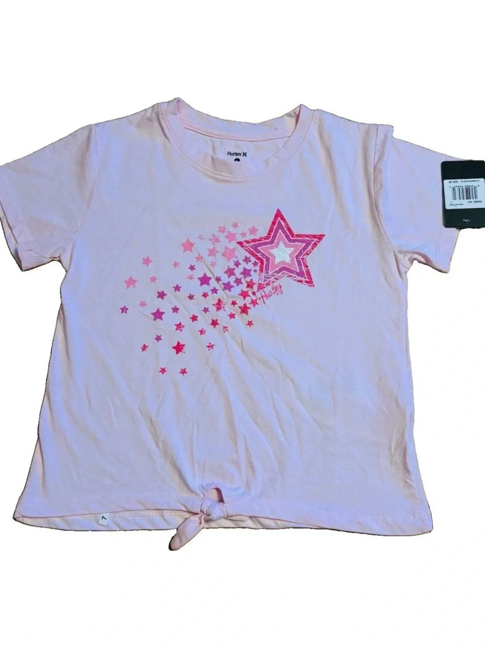 Hurley Girls 2-Piece Short Sleeve Top With Leggings Set - Large